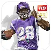 Free play online Adrian Peterson Wallpaper APK