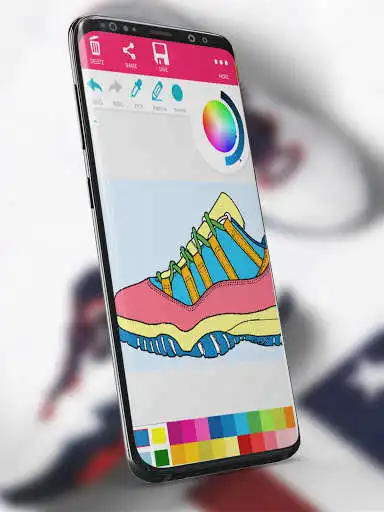 Play Adult Coloring Books: Sneakers  and enjoy Adult Coloring Books: Sneakers with UptoPlay