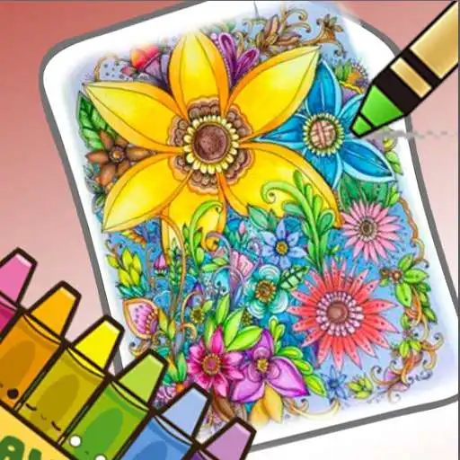 Play Adult Coloring: Flowers Painting APK Play Adult Coloring: Flowers Painting APK