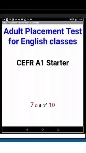Play Adult Placement Test for English Classes  and enjoy Adult Placement Test for English Classes with UptoPlay