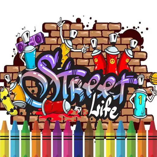 Play Adult Street Art Coloring Book APK