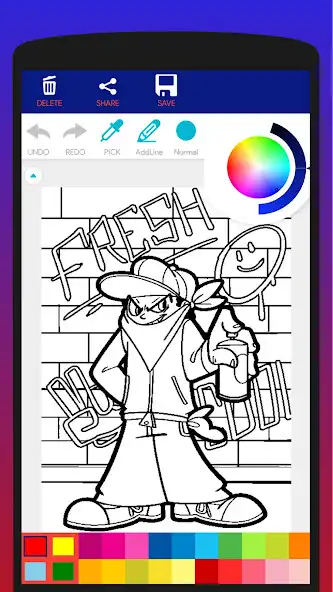 Play Adult Street Art Coloring Book  and enjoy Adult Street Art Coloring Book with UptoPlay