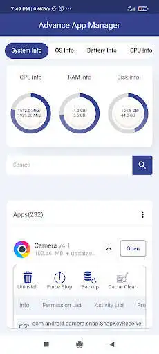 Play Advance App Manager as an online game Advance App Manager with UptoPlay