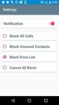 Play Advance Call blocker