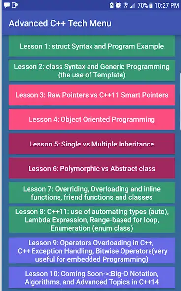 Play APK Advanced C++ Tech and enjoy Advanced C++ Tech with UptoPlay com.focus.plusplus.myadvanced_c Play APK Advanced C++ Tech and enjoy Advanced C++ Tech with UptoPlay com.focus.plusplus.myadvanced_c