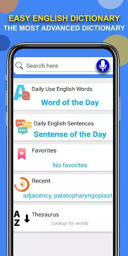 Play Advanced English Dictionary as an online game Advanced English Dictionary with UptoPlay