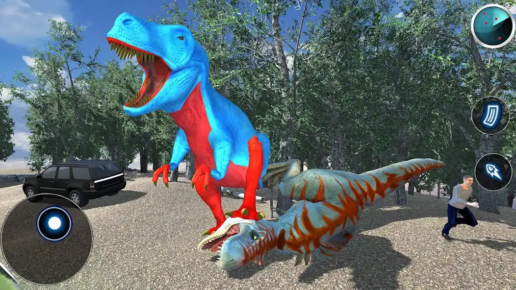 Play Advance Dino Hunter - Gun Game as an online game Advance Dino Hunter - Gun Game with UptoPlay