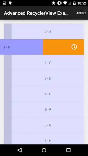 Play Advanced RecyclerView Examples  and enjoy Advanced RecyclerView Examples with UptoPlay