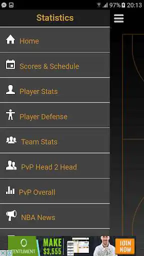Play APK Advanced Stats App for NBA  and enjoy Advanced Stats App for NBA with UptoPlay com.techiteasy.nbaasa2