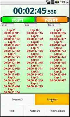 Play Advanced stopwatch