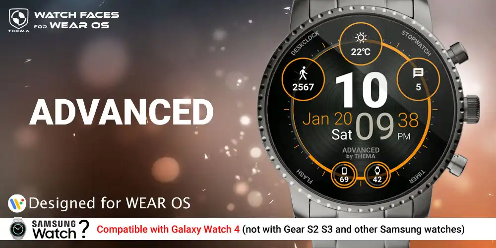 Play Advanced Watch Face  and enjoy Advanced Watch Face with UptoPlay