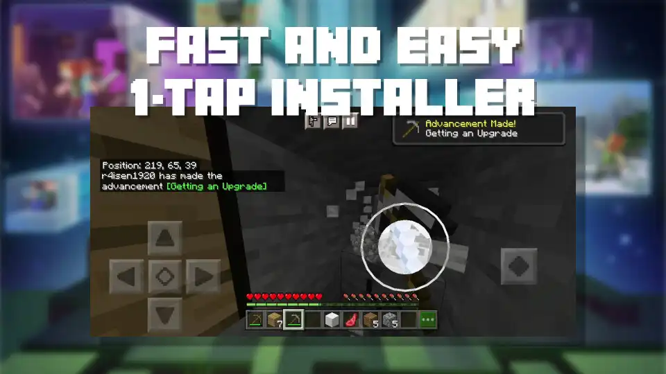 Play Advancement Mod for Minecraft as an online game Advancement Mod for Minecraft with UptoPlay