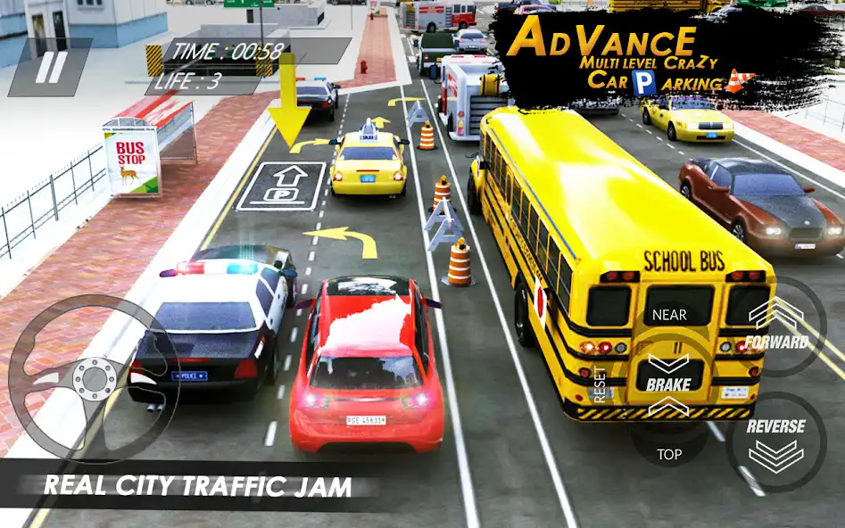 Play Advance Multi Level Crazy Car Parking  Driving as an online game Advance Multi Level Crazy Car Parking  Driving with UptoPlay