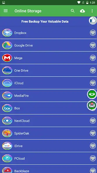 Play Advance Online Storage/ Backup as an online game Advance Online Storage/ Backup with UptoPlay