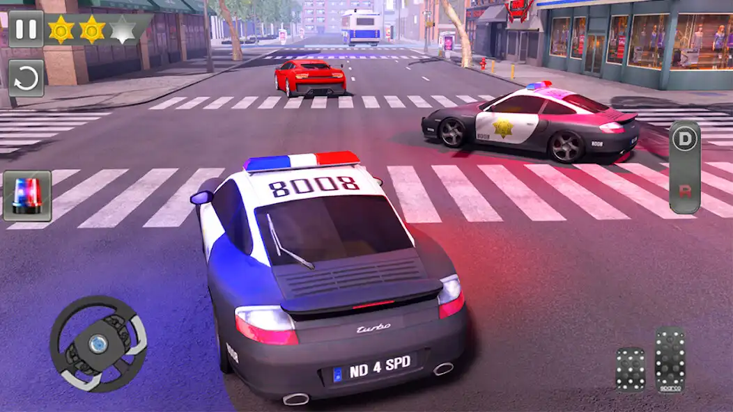 Play Advance Police Car Driving 3D as an online game Advance Police Car Driving 3D with UptoPlay