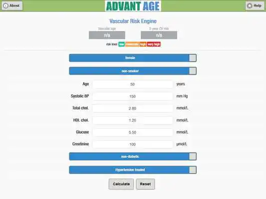 Play Advantage Vascular Risk Engine