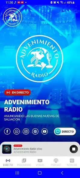 Play Advenimiento Radio as an online game Advenimiento Radio with UptoPlay