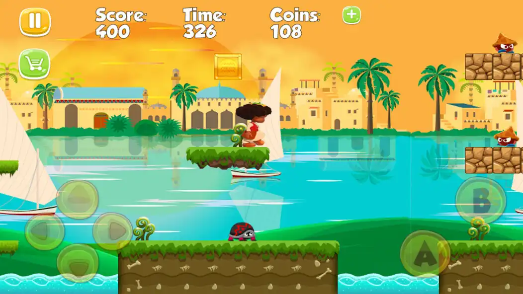 Play Adventures of Little Pharaoh as an online game Adventures of Little Pharaoh with UptoPlay