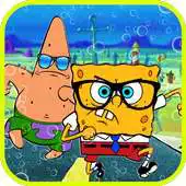 Free play online adventure: sponge run patrick jump APK Free play online adventure: sponge run patrick jump APK