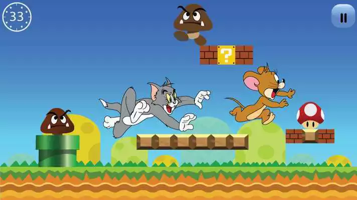Play Adventure Tom and Jerry:tom run and jerry jump