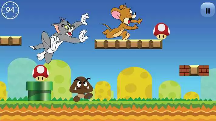 Play Adventure Tom and Jerry:tom run and jerry jump