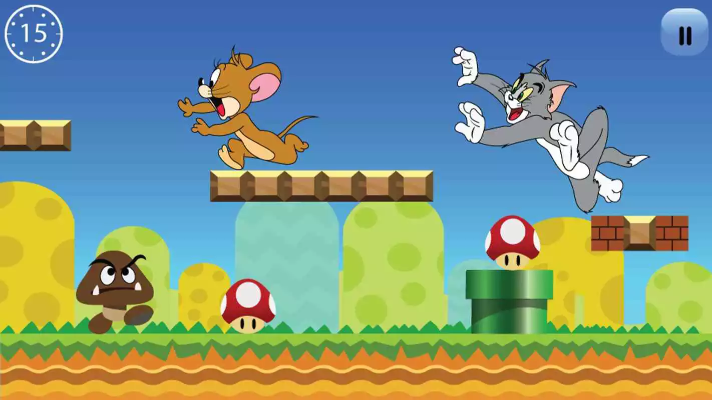 Play Adventure Tom and Jerry:tom run and jerry jump