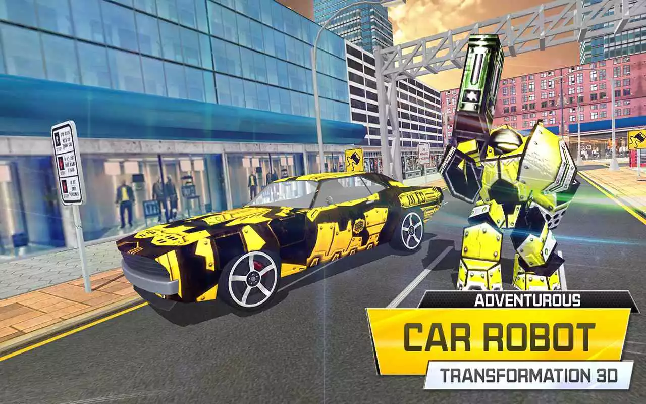 Play Adventurous Car Robot Transformation 3D Car Fight