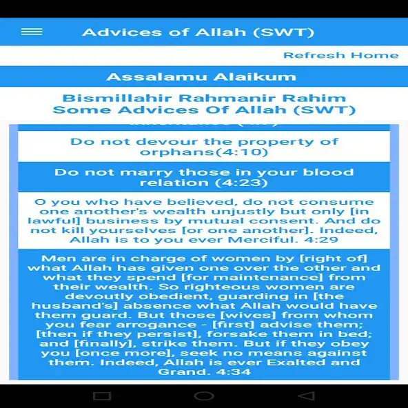 Play Advice Of Allah (SWT) as an online game Advice Of Allah (SWT) with UptoPlay