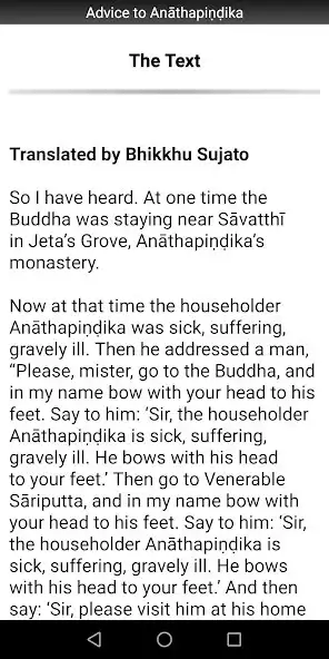 Play Advice to Anathapindika Sutta as an online game Advice to Anathapindika Sutta with UptoPlay