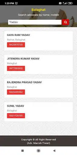 Play Advocates Directory (By Adv. Manish Tiwari) as an online game Advocates Directory (By Adv. Manish Tiwari) with UptoPlay