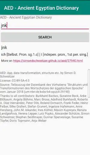 Play AED - Ancient Egyptian Dictionary as an online game AED - Ancient Egyptian Dictionary with UptoPlay