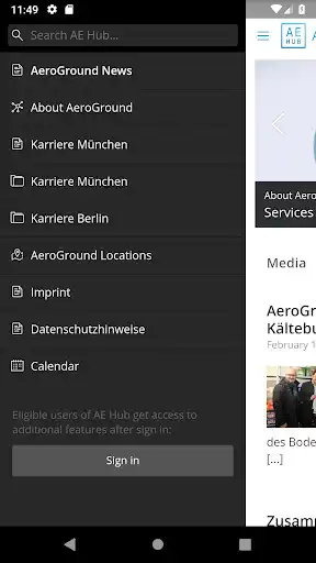 Play AE Hub - Die AeroGround App as an online game AE Hub - Die AeroGround App with UptoPlay