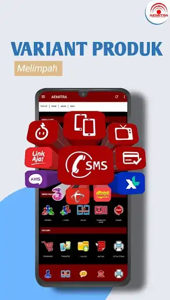 Play AEMITRA Pulsa, Data  Digital as an online game AEMITRA Pulsa, Data  Digital with UptoPlay