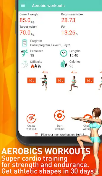 Play Aerobics workout at home  and enjoy Aerobics workout at home with UptoPlay