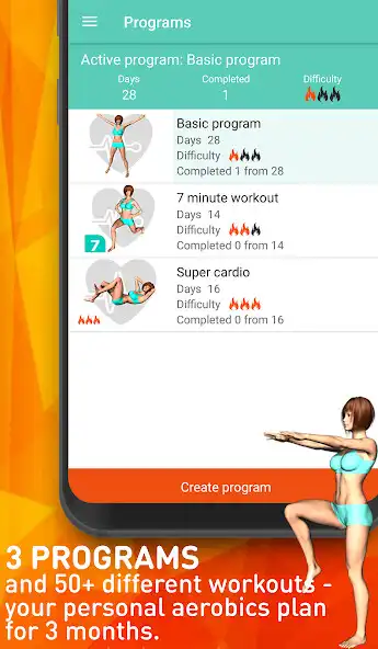 Play Aerobics workout at home as an online game Aerobics workout at home with UptoPlay