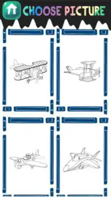 Play Aeroplane Coloring Book