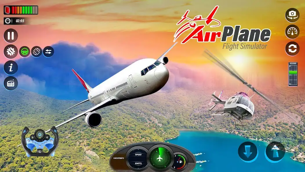 Play Aeroplane Flight: Plane games  and enjoy Aeroplane Flight: Plane games with UptoPlay