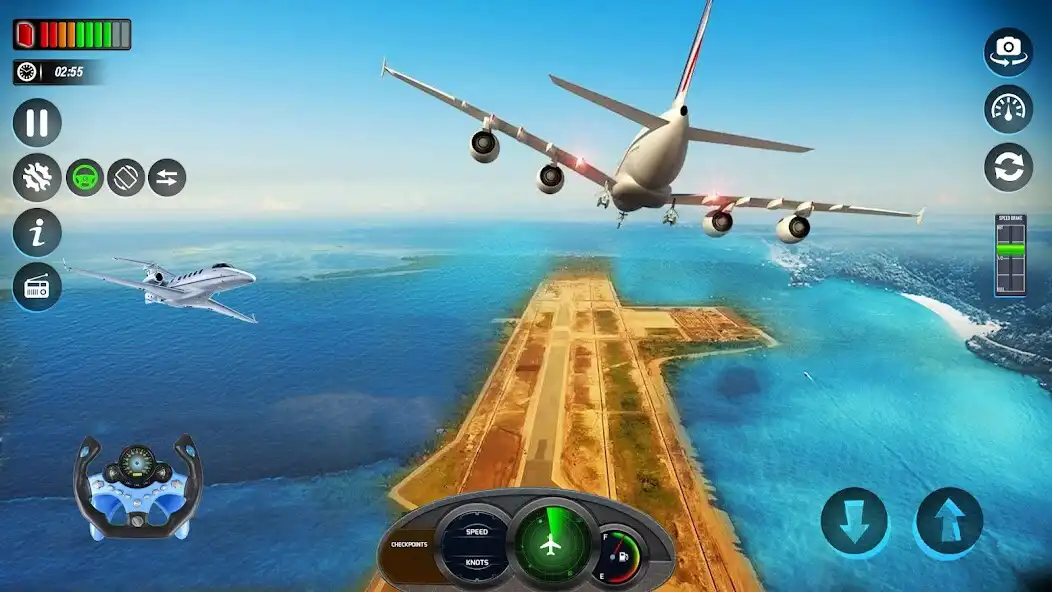 Play Aeroplane Flight: Plane games as an online game Aeroplane Flight: Plane games with UptoPlay