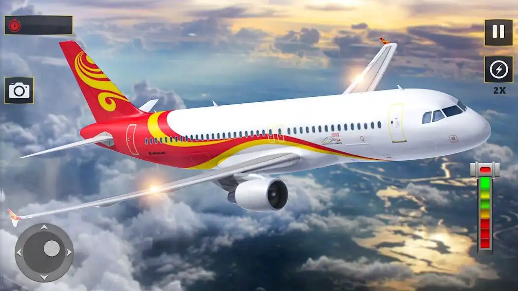 Play Aeroplane Flying Games 3d as an online game Aeroplane Flying Games 3d with UptoPlay