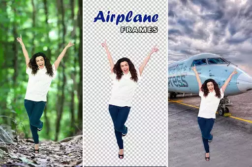 Play Aeroplane Photo Frame : Cut Cam Editor as an online game Aeroplane Photo Frame : Cut Cam Editor with UptoPlay