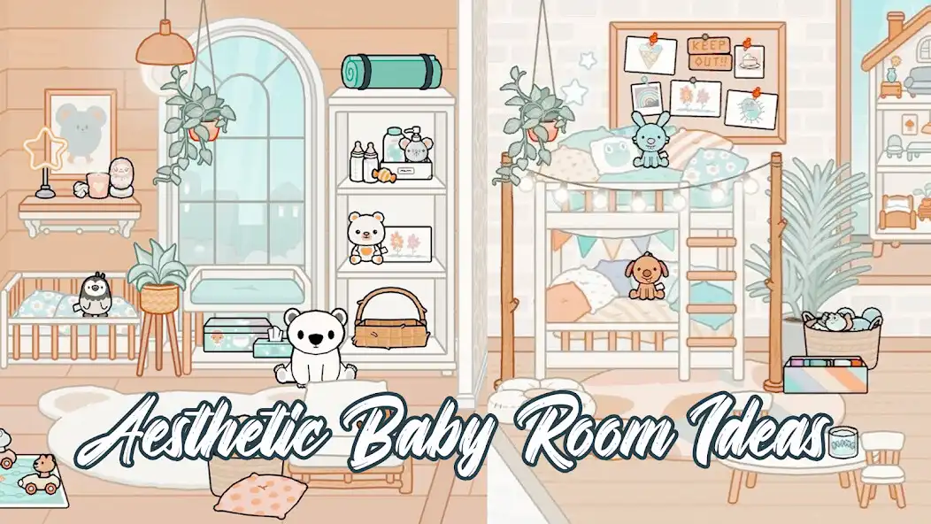Play Aesthetic Baby Room Ideas Toca as an online game Aesthetic Baby Room Ideas Toca with UptoPlay