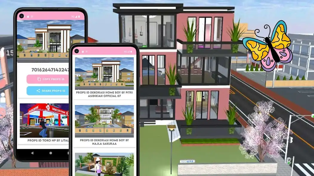 Play Aesthetic House ID for Sakura  and enjoy Aesthetic House ID for Sakura with UptoPlay