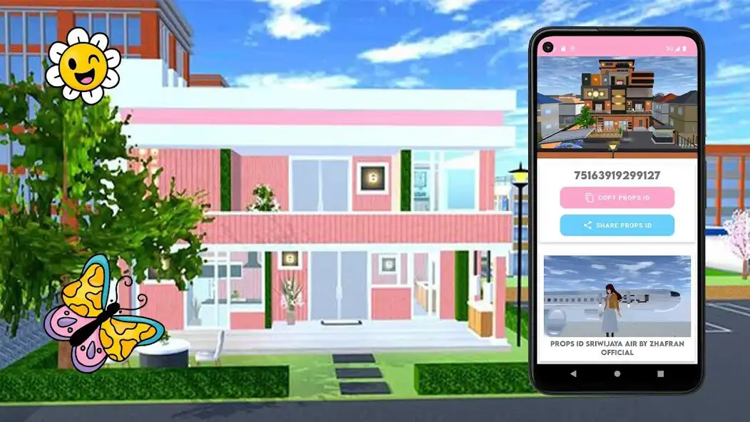 Play Aesthetic House ID for Sakura as an online game Aesthetic House ID for Sakura with UptoPlay