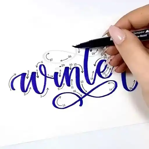 Play Aesthetic Lettering Tutorial APK Play Aesthetic Lettering Tutorial APK