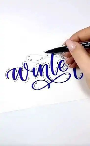 Play Aesthetic Lettering Tutorial  and enjoy Aesthetic Lettering Tutorial with UptoPlay