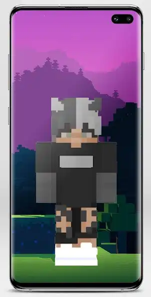 Play Aesthetic Skin for Minecraft as an online game Aesthetic Skin for Minecraft with UptoPlay