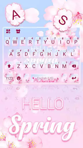 Play Aesthetic Spring Keyboard Background as an online game Aesthetic Spring Keyboard Background with UptoPlay