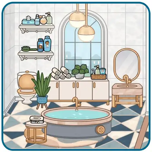 Play Aesthetic Toca Bathroom Ideas APK