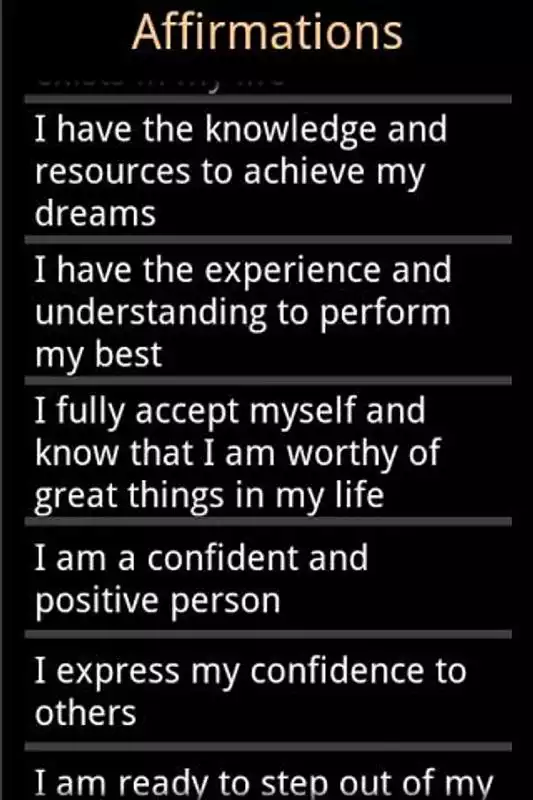 Play Affirmations Digital Clock