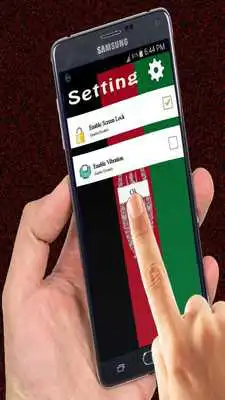 Play Afghan Flag Zipper Screen Lock